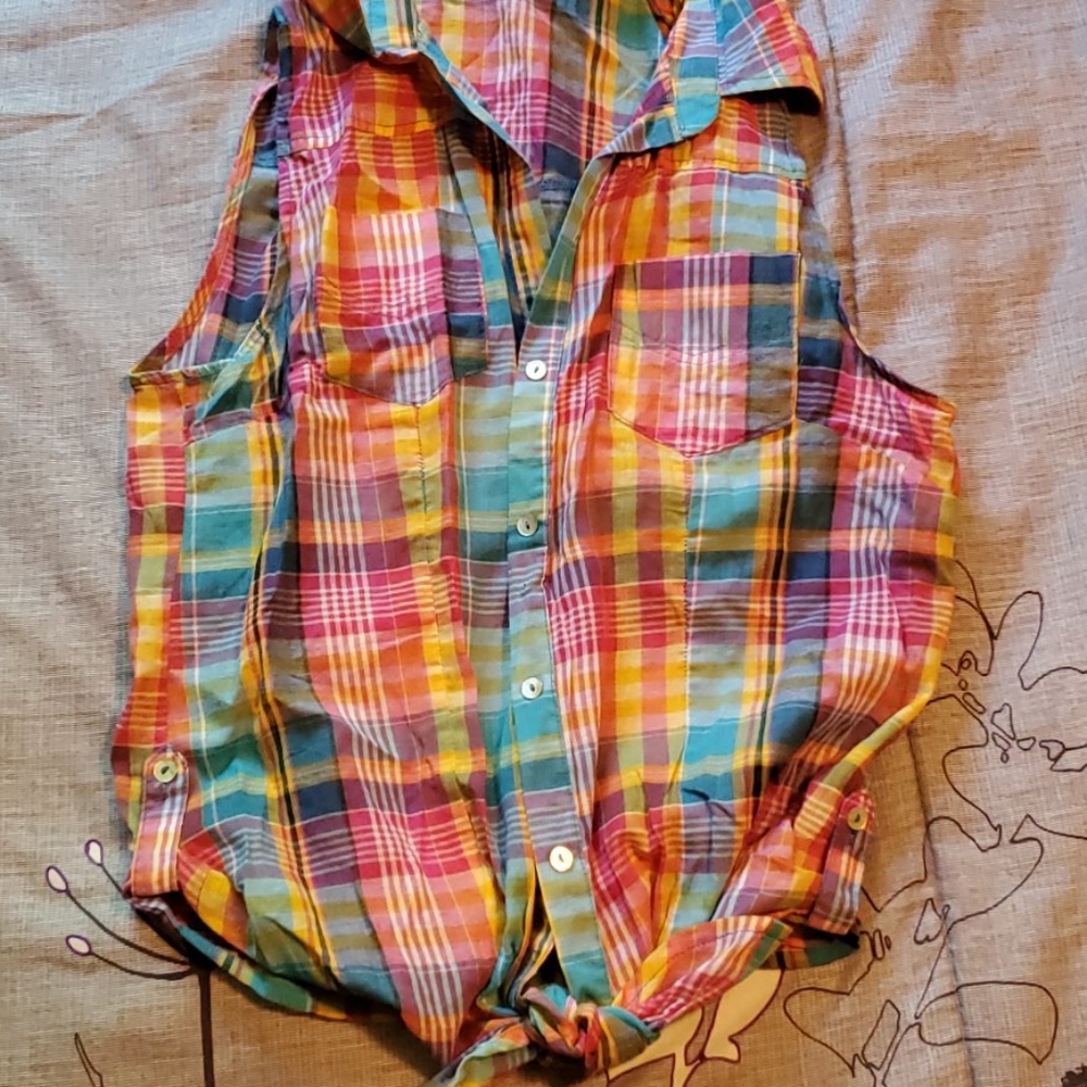 Plaid tank